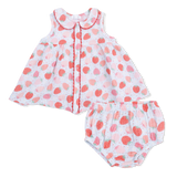 Strawberry Bliss - Jill Dress Sleeveless with Bloomer