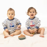 Bubbly Sailboat - Sweatshirt Bubble  Sailboat with Bow