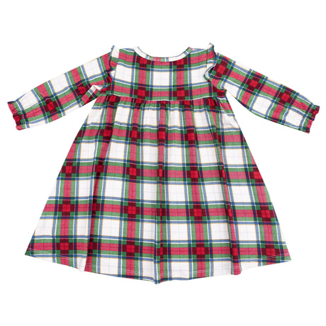 Loungewear Gown - Holiday Plaid - HoneyBug 