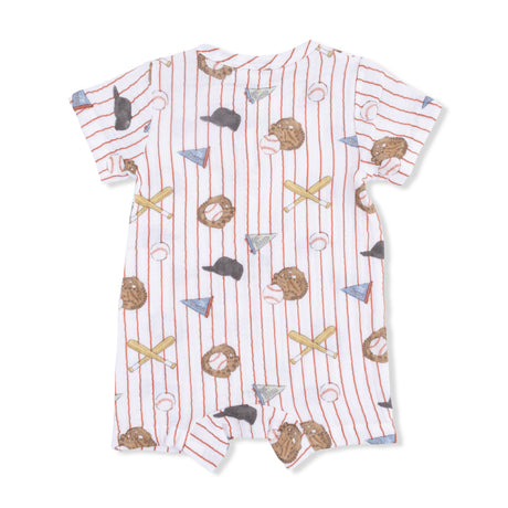 Vintage Baseball Stripe  - Henley Shortall