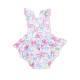 Sweet Bows - Ric Rac Ruffle Sunsuit