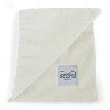 Luxury Satin Border Blanket - Ivory