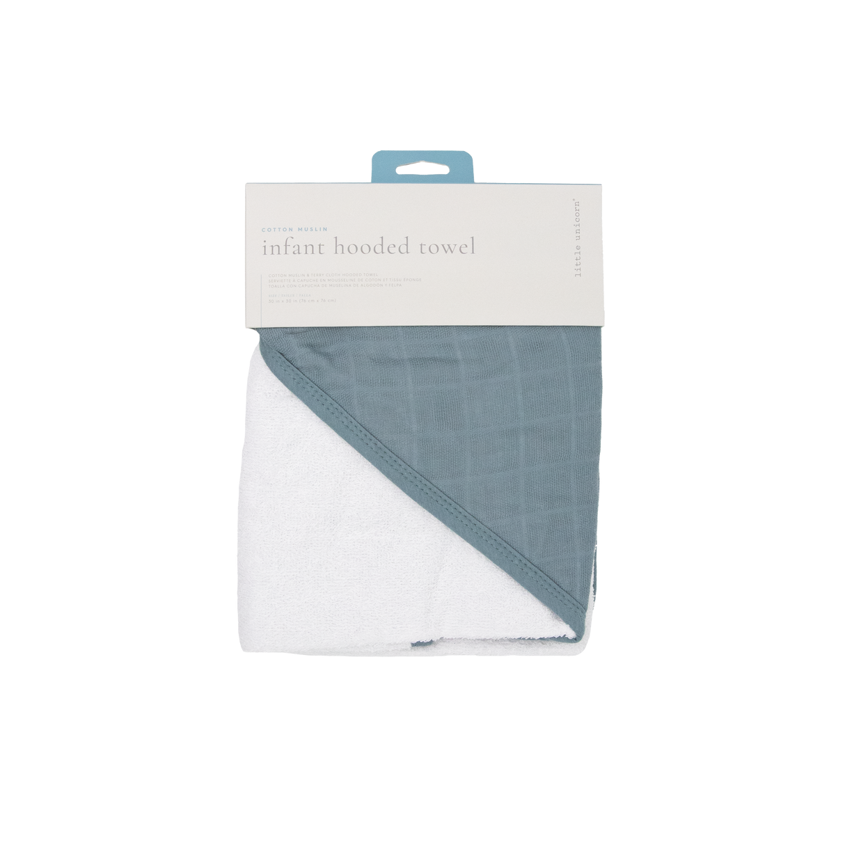 Infant Hooded Towel - Sea - HoneyBug 