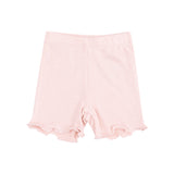 Square Neck Ruffle Tank and Bike Short - Vintage Mini Bows - HoneyBug 