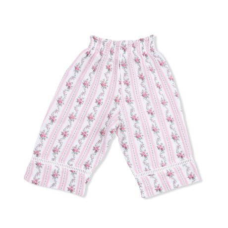 Winding Roses Stripe - Peplum Tank and Smocked Waist Pants