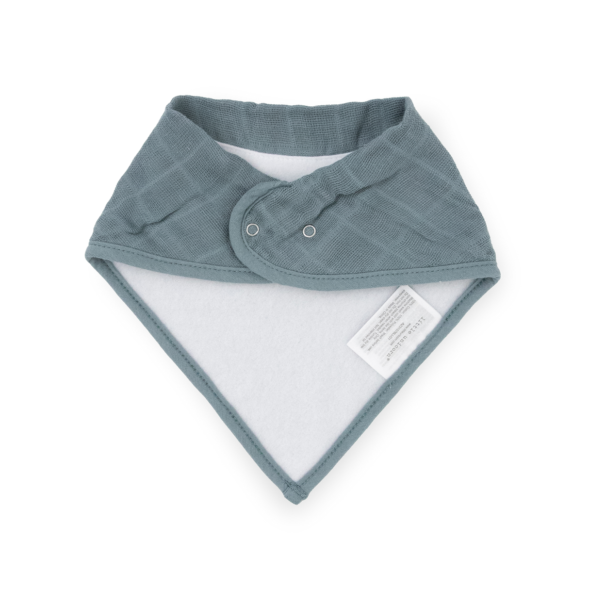 Cotton Muslin + Fleece Bandana Bib 4 Pack - Mauve Stripe - HoneyBug 