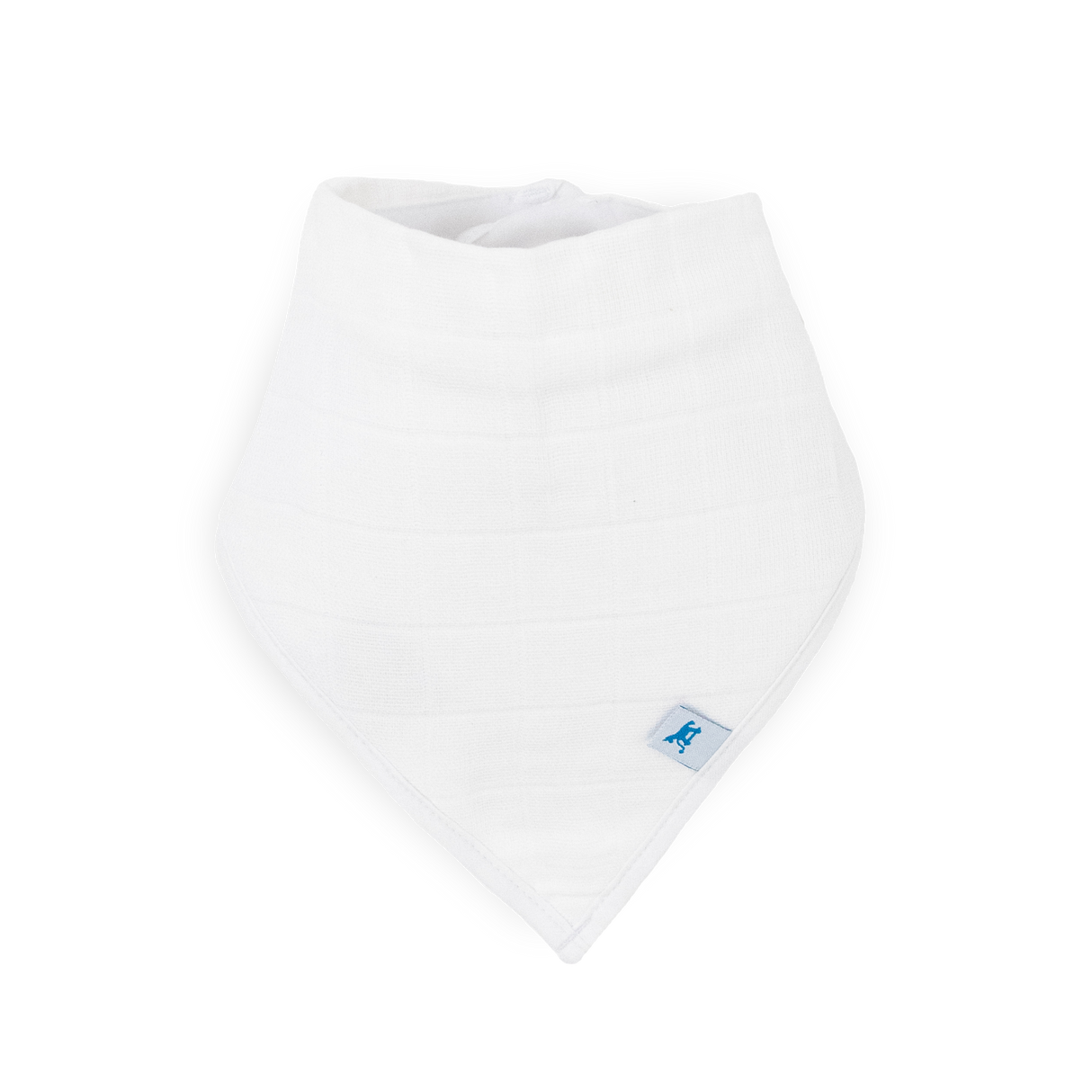 Cotton Muslin + Fleece Bandana Bib 4 Pack - Taupe Cross - HoneyBug 