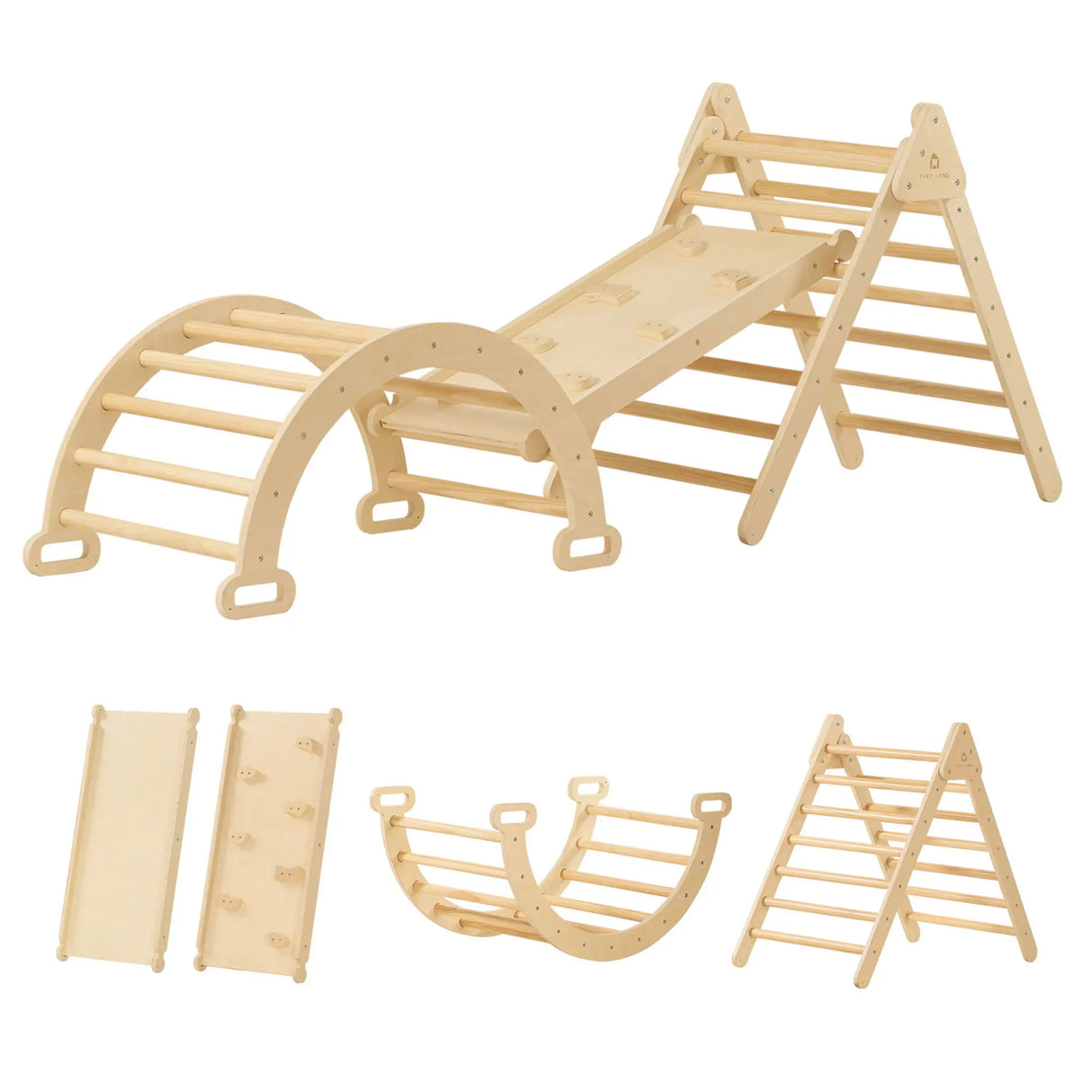 Tiny Land® 7-in-1 Montessori Climbing Set - HoneyBug 