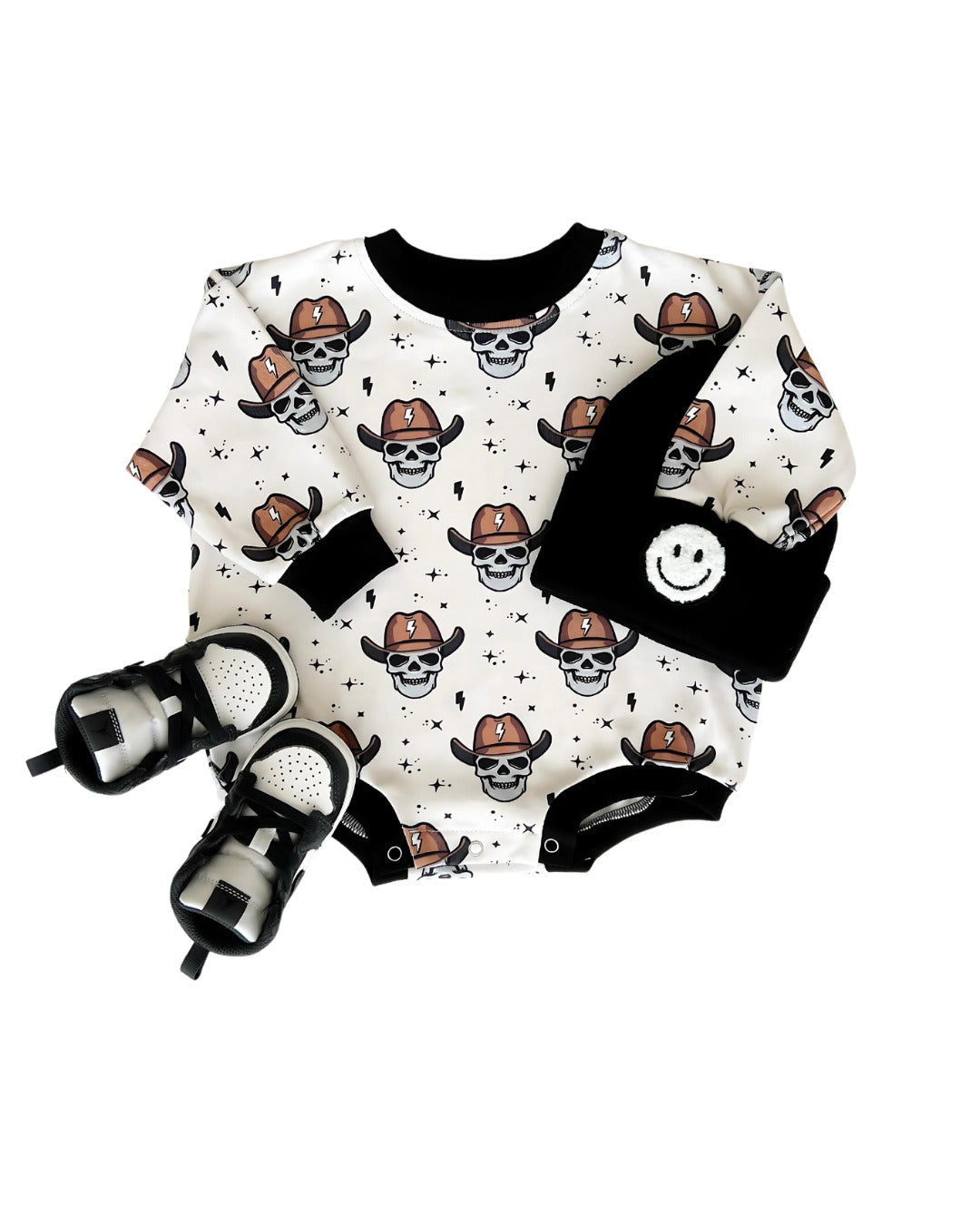 Bubble Romper | Bolt Cowboy - HoneyBug 