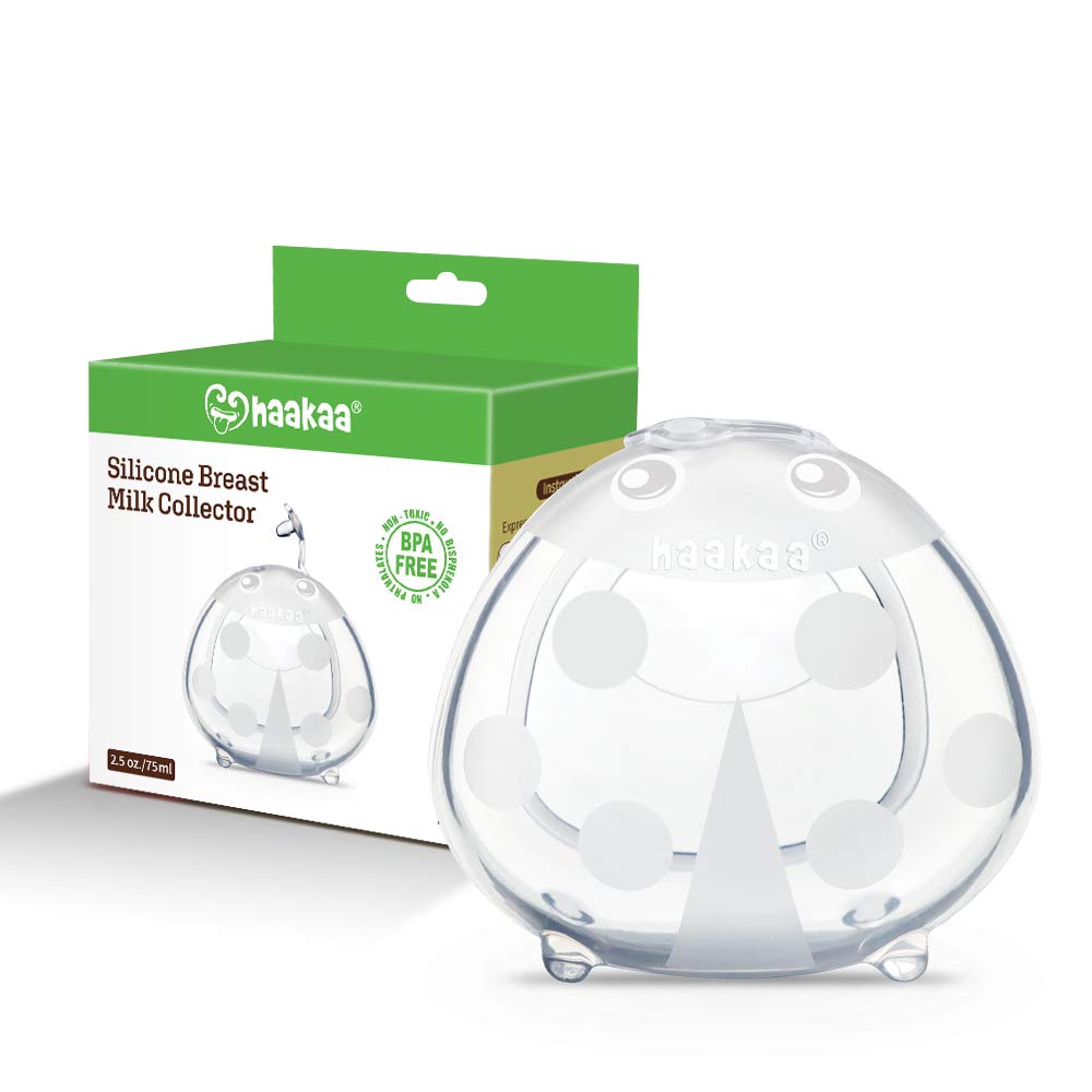 Haakaa Ladybug Silicone Milk Collector 2.5 oz/75 ml - HoneyBug 