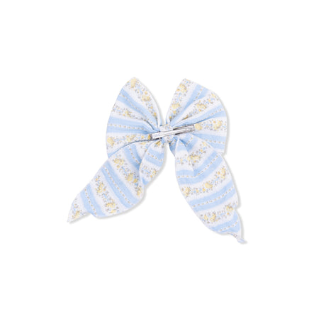 Odalys Floral Stripe - Large Bow