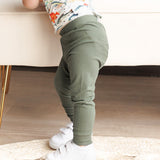 BAMBOO RIB LEGGINGS- Moss - HoneyBug 