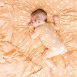 ZIP ROMPER - Rainbow Ribbed - HoneyBug 