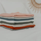 Peony Ribbed Stretch Swaddle