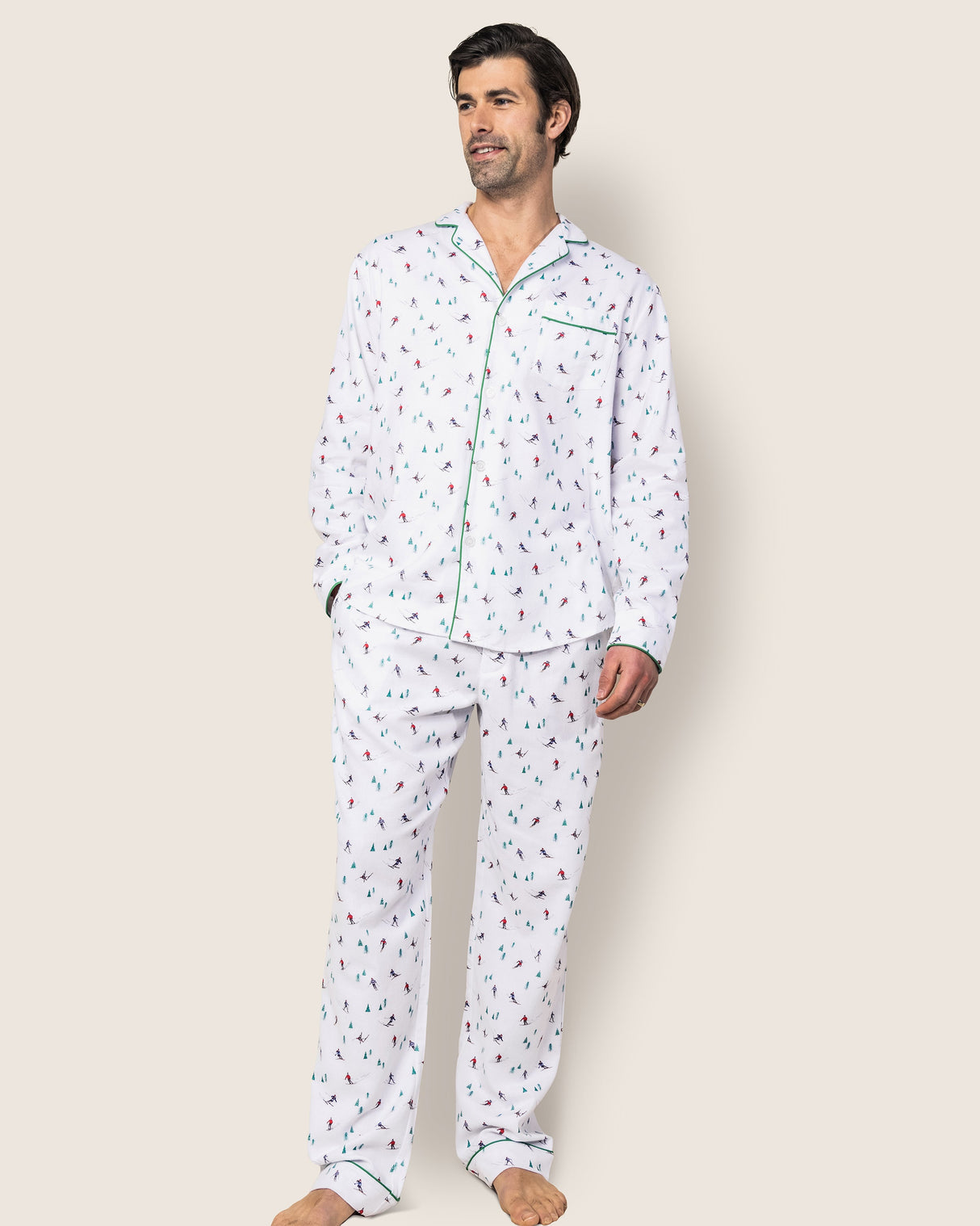 Men's Flannel Pajama Set in Après Ski - HoneyBug 