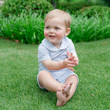 Henry Boys' Pima Cotton Shortall - Classic Stripe - HoneyBug 