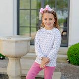 Lulu Girls' Legging Set - Berkshire Batik Floral - HoneyBug 