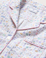 Women's Twill Pajama Set in Baking Spirits Bright - HoneyBug 