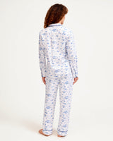 Women's Twill Pajama Set in Chalet Toile - HoneyBug 