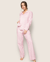 Women's Twill Pajama Set in Sweethearts