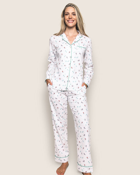 Women's Flannel Pajama Set in Après Ski - HoneyBug 