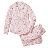 Women's Twill Pajama Set in Vintage Sweets - HoneyBug 
