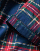 Women's Brushed Twill Short Sleeve Short Set in Windsor Tartan - HoneyBug 