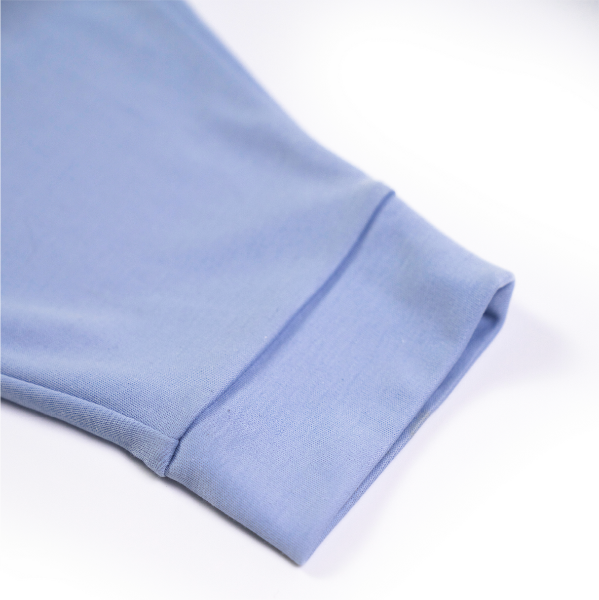 100% Peruvian Pima Cotton Jogger pants in Chambray Blue - HoneyBug 