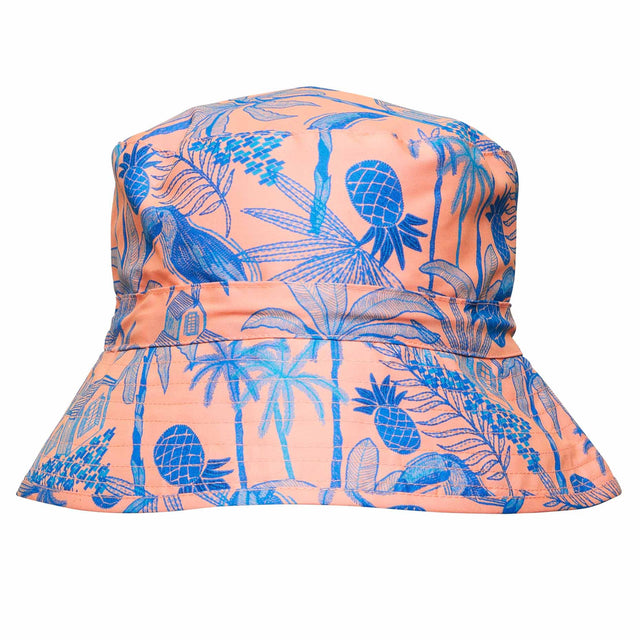 Tropicana Vacay Sustainable Bucket Hat - HoneyBug 