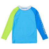 Citron Splash Colorblock LS Rash Top - HoneyBug 