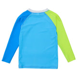 Citron Splash Colorblock LS Rash Top - HoneyBug 
