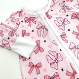 Pink Bow Coverall