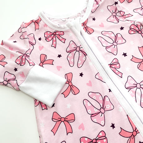Pink Bow Coverall