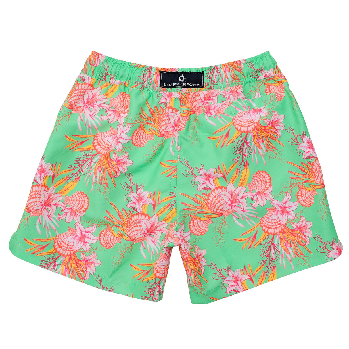 Coastal Shells Sustainable Swim Short - HoneyBug 