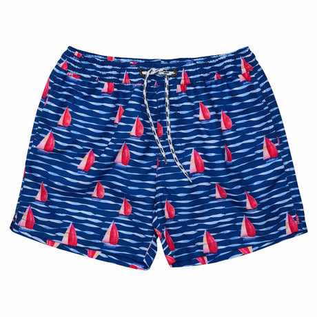 Sailboat Rock Swim Short - HoneyBug 
