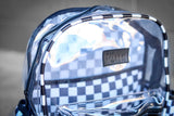 Clear Checkered Backpack