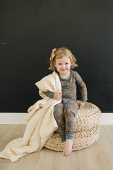 Cream Lace Muslin Quilt - HoneyBug 