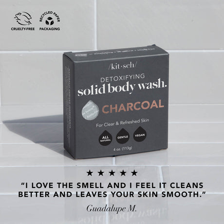 Charcoal Detoxifying Solid Body Wash