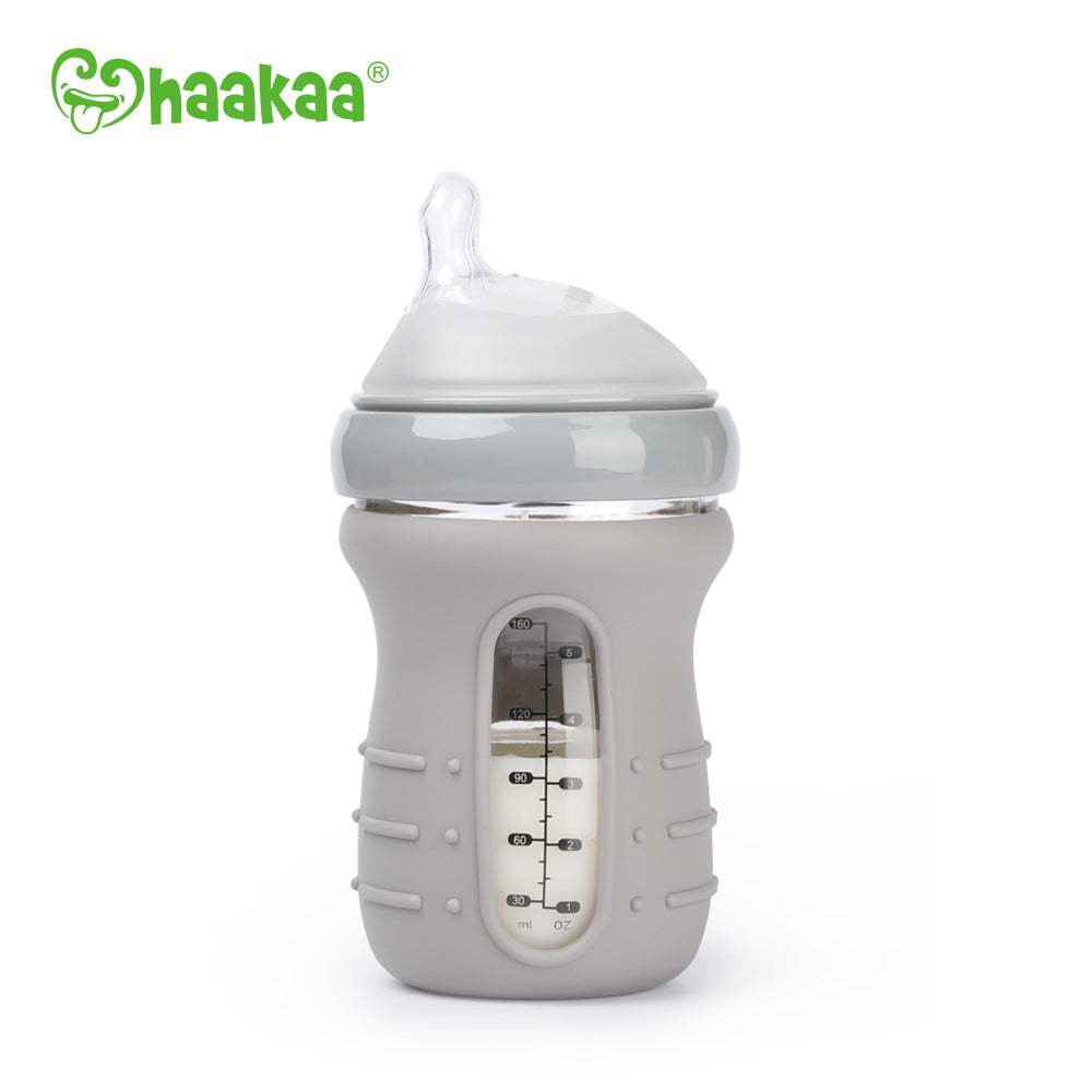 Haakaa Generation 3 Silicone Glass Bottle Cover 1 PK - HoneyBug 