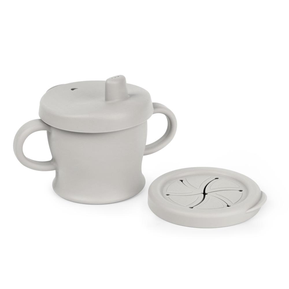 Haakaa Silicone Sip-N-Snack Cup 8 oz - HoneyBug 