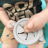 Haakaa Silicone Sip-N-Snack Cup 8 oz - HoneyBug 