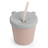 Haakaa Jolly Hippo Silicone Sippy Cup 1 pk - HoneyBug 