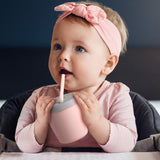 Haakaa Jolly Hippo Silicone Sippy Cup 1 pk - HoneyBug 