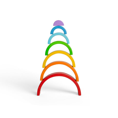 Wooden Stacking Rainbow - Small - HoneyBug 