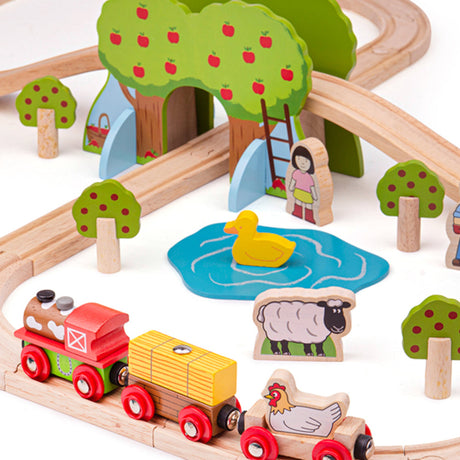 Farm Train Set - HoneyBug 