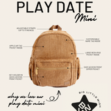 Corduroy Backpack- Camel