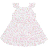 Butterflies Print Ruffle Dress - HoneyBug 
