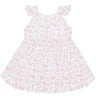 Butterflies Print Ruffle Dress - HoneyBug 