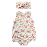 Baby Girl Bubble Bodysuit Set