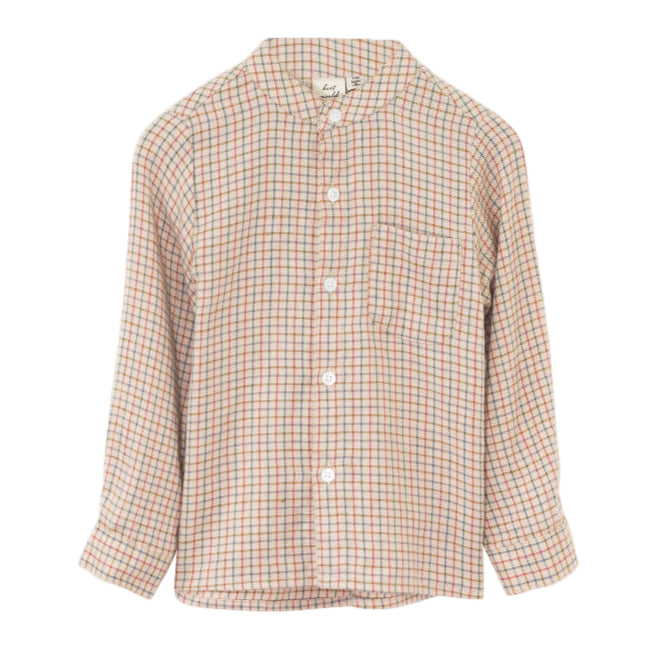 Shirt | Beige Country Check - HoneyBug 